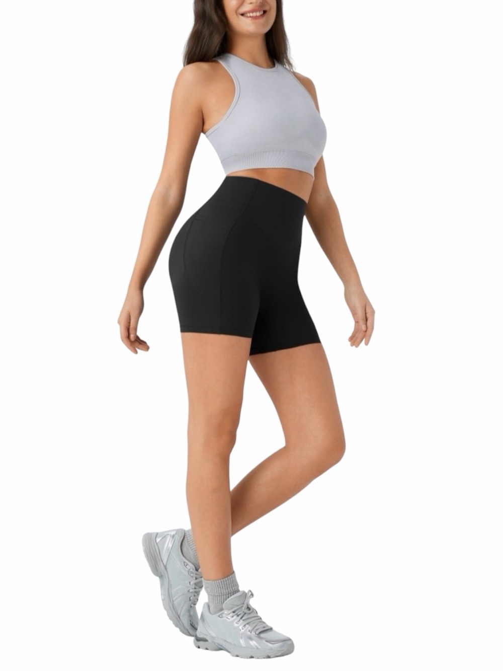 Halara UltraSculpt High Waisted  Lifting Tummy Control Biker Shorts 3”, Size M